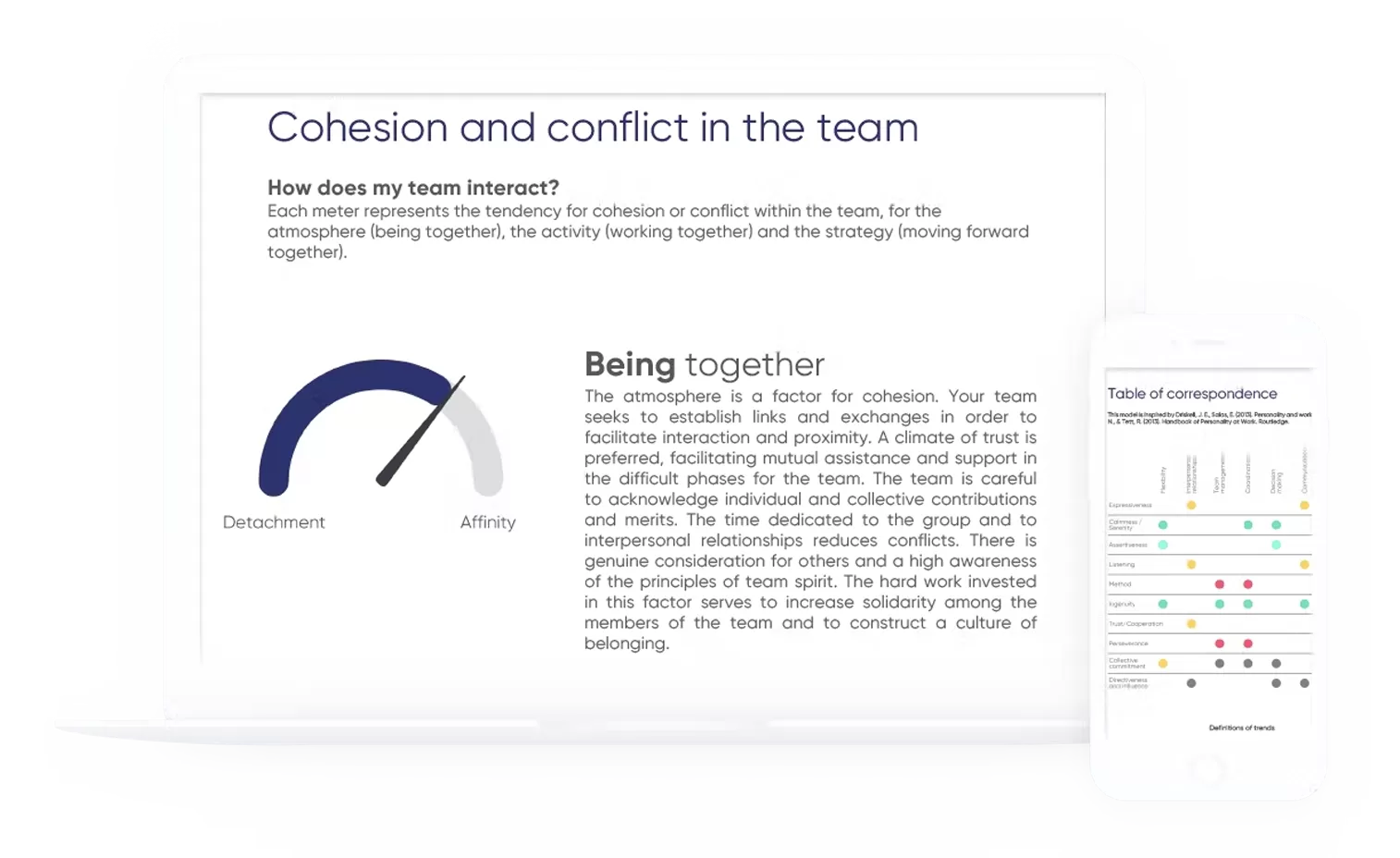 Uma visão em
perspectiva
dos riscos de coesão e/ou conflito.
